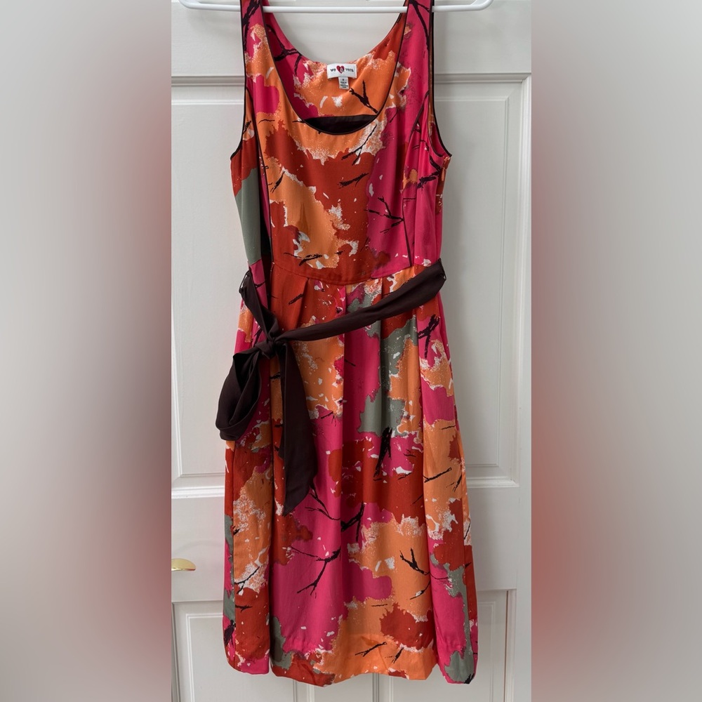 Anthropologie Sleeveless Floral Sundress